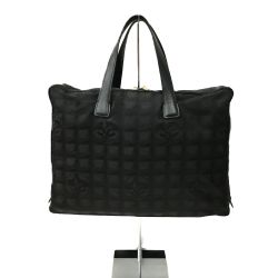 △△ CHANEL シャネル ニュートラベルライン ブリーフケース ナイロン×レザー ブラック Cランク