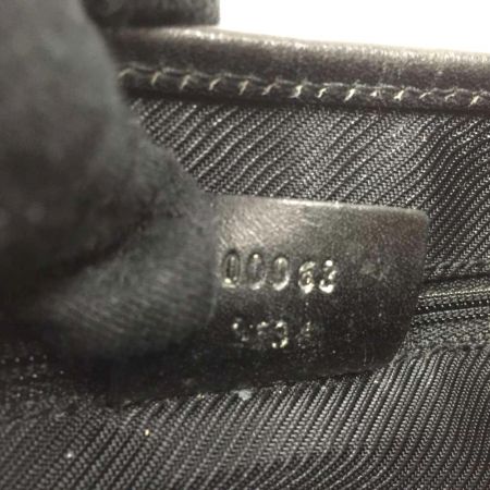  GUCCI グッチ ジャッキーワンショルダー GGキャンバス×レザー 00963 ブラック