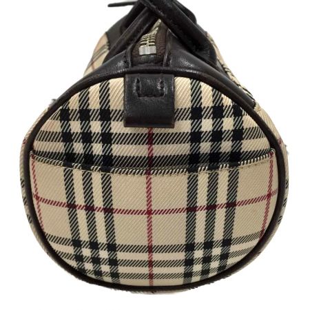  BURBERRY バーバリー ノバチェック ミニボストン ベージュ