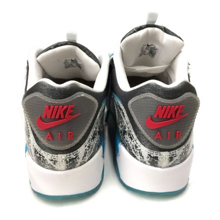  NIKE ナイキ W Air Max 90 SE 28.5cm スニーカー DD5483-010 グレー x スカイブルー