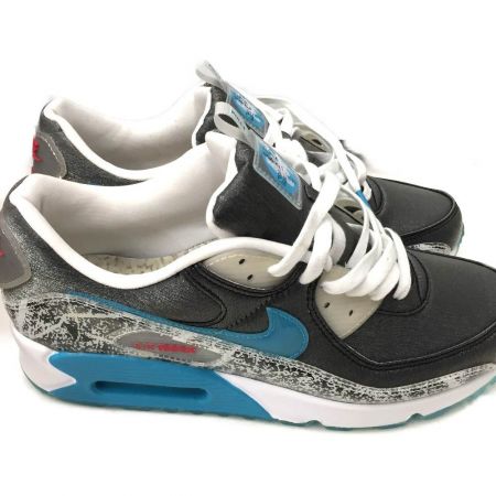  NIKE ナイキ W Air Max 90 SE 28.5cm スニーカー DD5483-010 グレー x スカイブルー