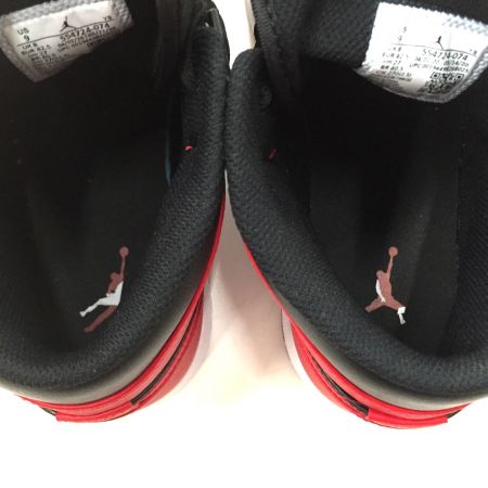  NIKE ナイキ AIR JORDAN 1 MID 27cm スニーカー 554724-074 レッド x ブラック