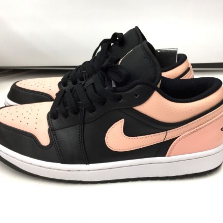  NIKE ナイキ NIKE AIR JORDAN 1 LOW 27cm スニーカー 553558-034 ピンク x ブラック