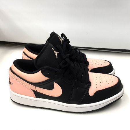  NIKE ナイキ NIKE AIR JORDAN 1 LOW 27cm スニーカー 553558-034 ピンク x ブラック