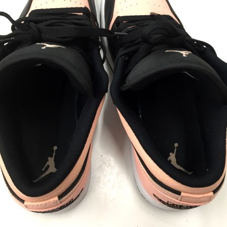  NIKE ナイキ NIKE AIR JORDAN 1 LOW 27cm スニーカー 553558-034 ピンク x ブラック