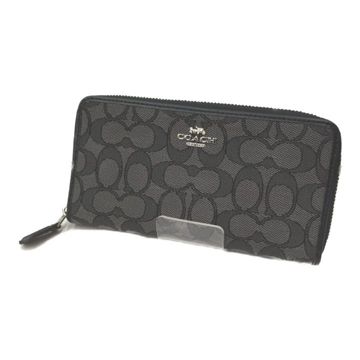 COACH コーチ シグネチャー 長財布 F54633 グレー｜中古｜なんでも 