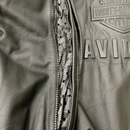  HARLEY-DAVIDSON ハーレーダビッドソン シングルライダースジャケット L 98136-03VM ブラック