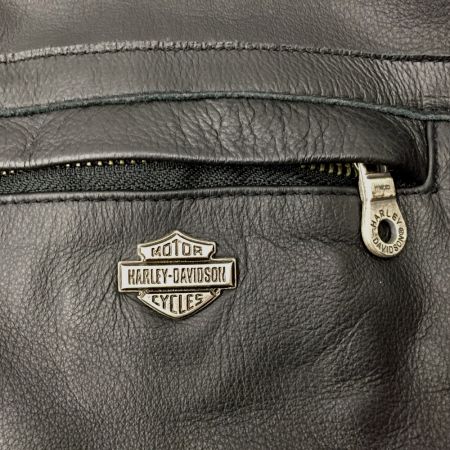  HARLEY-DAVIDSON ハーレーダビッドソン シングルライダースジャケット L 98136-03VM ブラック