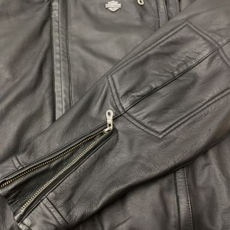  HARLEY-DAVIDSON ハーレーダビッドソン シングルライダースジャケット L 98136-03VM ブラック