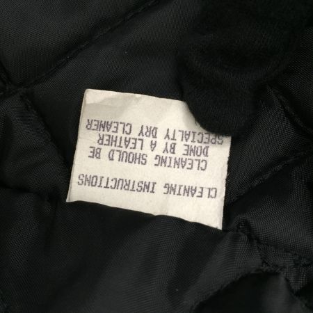  SKOOKUM スクーカム レザー切替スタジャン サイズ38 USA製 ブラウン x ネイビー