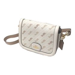 △△ COACH コーチ ショルダーバッグ ホース アンド キャリッジ ドット C4059 Bランク