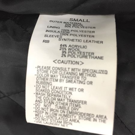  stussy ステューシ 90S SPECIAL EDITION復刻モデル スタジャン S ブラック×ホワイト