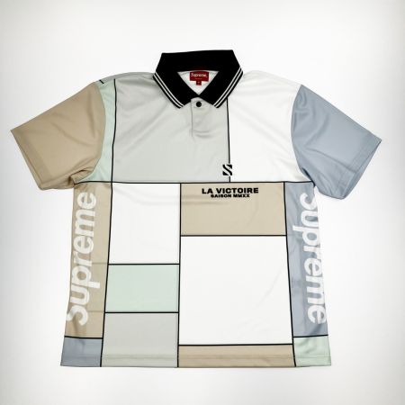  Supreme シュプリーム メンズ ポロシャツ S  Colorblocked Soccer Polo マルチカラー