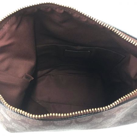  COACH コーチ シグネチャー PVC レザー ショルダー紐欠品 F31477