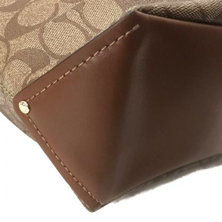  COACH コーチ シグネチャー PVC レザー ショルダー紐欠品 F31477