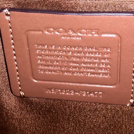  COACH コーチ シグネチャー PVC レザー ショルダー紐欠品 F31477