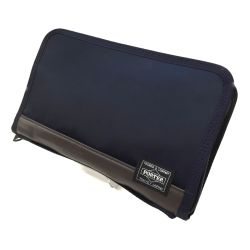 △△ PORTER ポーター SAC’s BAR 吉田カバン マルチケース セカンドバッグ ポーチ ブラック Bランク