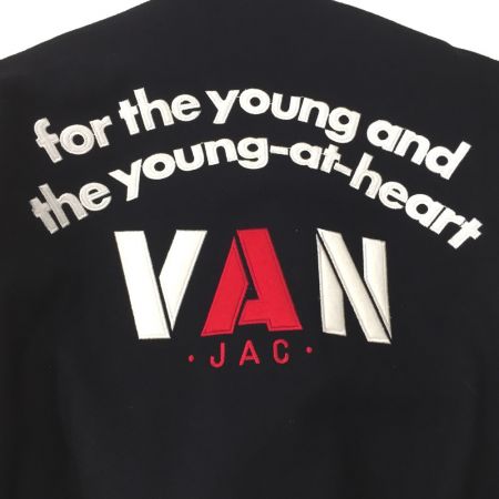  VAN ヴァン スタジアムジャンバー スタジャン JAC JW-10518  JW-10518 ブラック