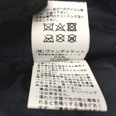  VAN ヴァン スタジアムジャンバー スタジャン JAC JW-10518  JW-10518 ブラック