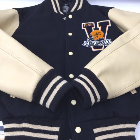  VAN ヴァン スタジアムジャンバー スタジャン JAC JW-10518  JW-10518 ブラック