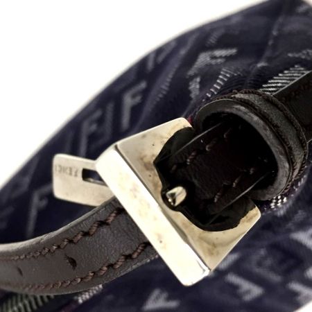 FENDI フェンディ ズッカ柄 ハンドバッグ 2370-88R267/038 ネイビー