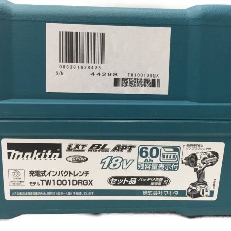  MAKITA マキタ 18V 充電式インパクトレンチ  TW1001DRGX