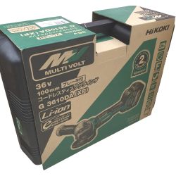 △△ HiKOKI ハイコーキ 100mm　36V コードレスディスクグラインダ　バッテリー　充電器・ケース付き G3610DA Sランク