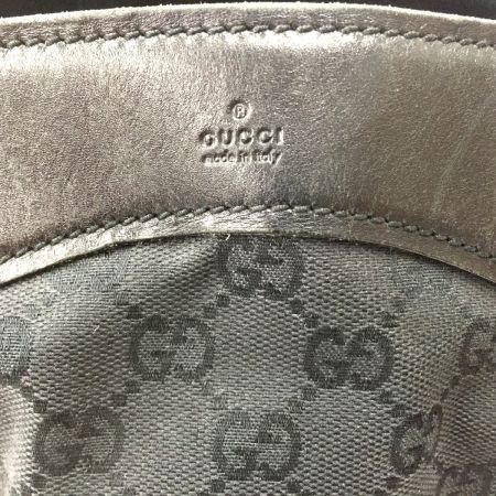  GUCCI グッチ  ショルダートートバッグ GGキャンバス 109141 ブラック