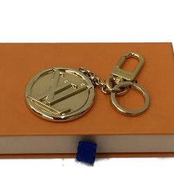 △△ LOUIS VUITTON ルイヴィトン ポルトクレ・LV サークル バッグチャーム M64261 ゴールド Bランク