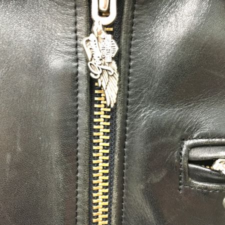  HARLEY-DAVIDSON ハーレーダビッドソン シングルライダースジャケット 40181 ブラック