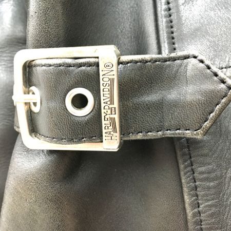  HARLEY-DAVIDSON ハーレーダビッドソン シングルライダースジャケット 40181 ブラック