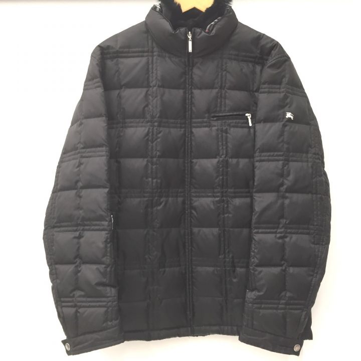 BURBERRY BLACK LABEL バーバリーブラックレーベル ラビットファーダウンジャケット BMP11-902-09 ブラック ｜中古｜なんでもリサイクルビッグバン