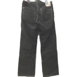 △△ PHERROW'S フェローズ 1930's  ウォバッシュストライプ ワークパンツ 333WP ブラック Aランク