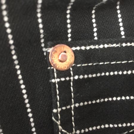  PHERROW'S フェローズ 1930's  ウォバッシュストライプ ワークパンツ 333WP ブラック