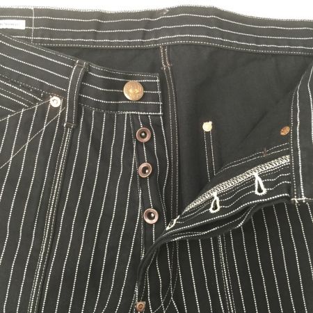  PHERROW'S フェローズ 1930's  ウォバッシュストライプ ワークパンツ 333WP ブラック