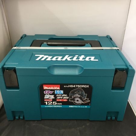  MAKITA マキタ 125m充電式マルノコ 18V 6.0Ah コードレス HS475DRGX