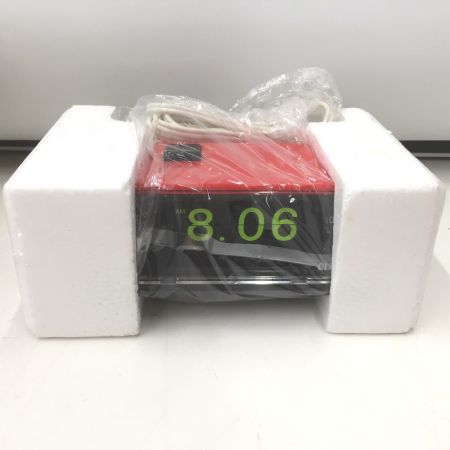  CITIZEN シチズン レトロデジタル電気時計 ハイリーフ・カーチス  5RD025 レッド