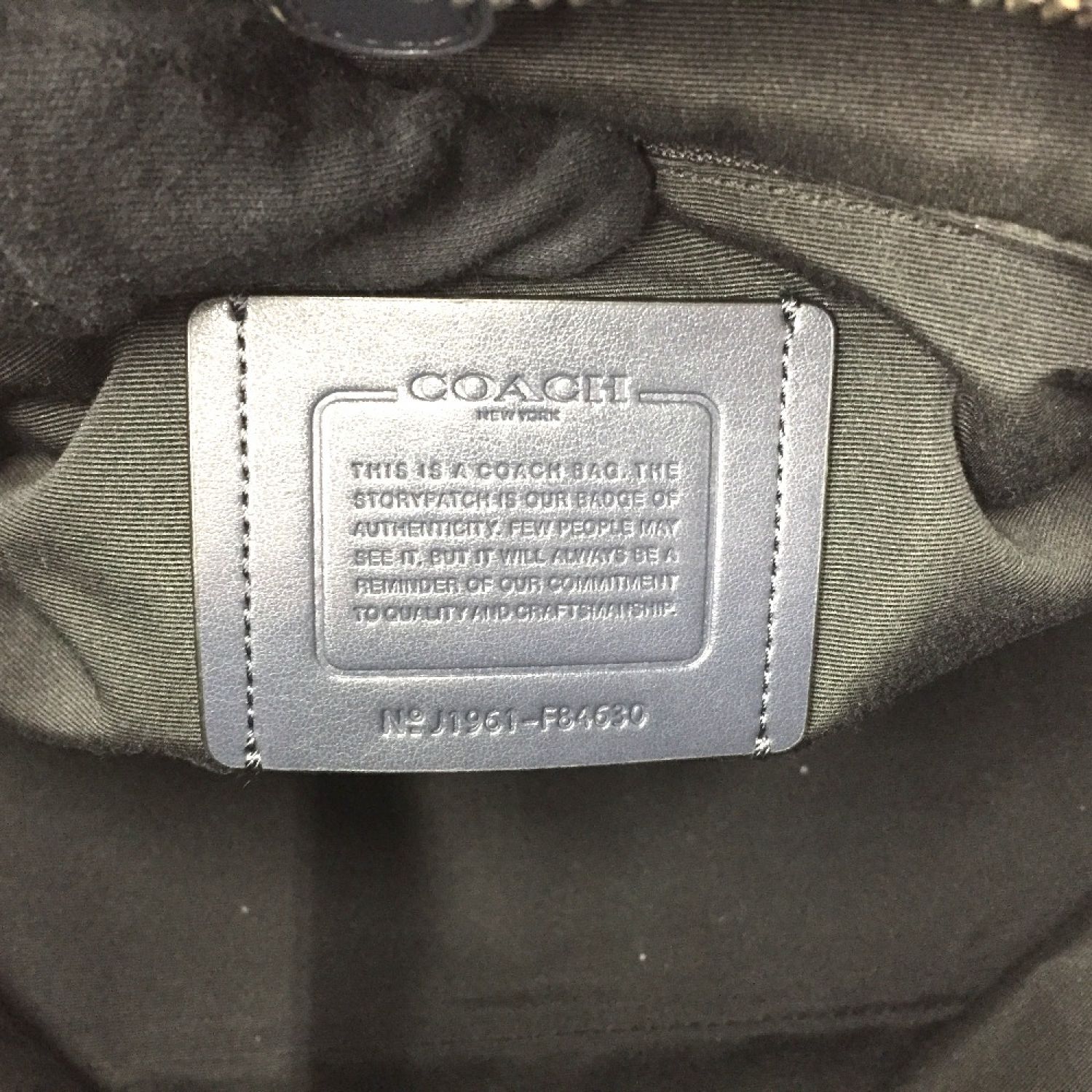 中古】 COACH コーチ ベケット ビジネス トート ショルダー紐欠品