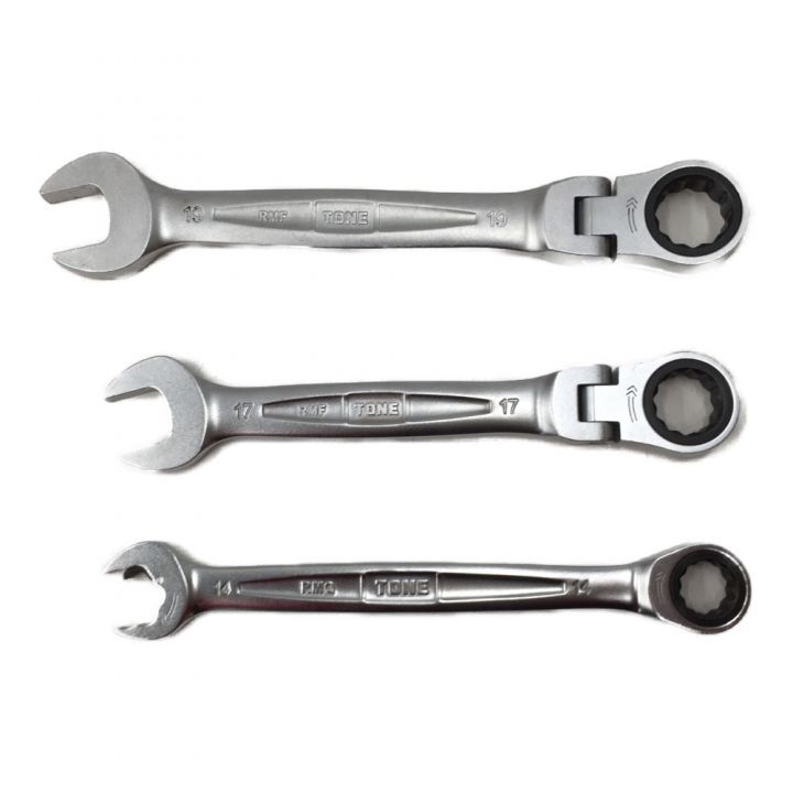 TONE トネ 首振りラチェットめがねレンチ RMF 10本セット 美品