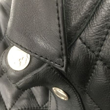  HEAVY FOR BIKERS ヘビーフォーバイカーズ 牛革 キルティング ジャケット ブラック