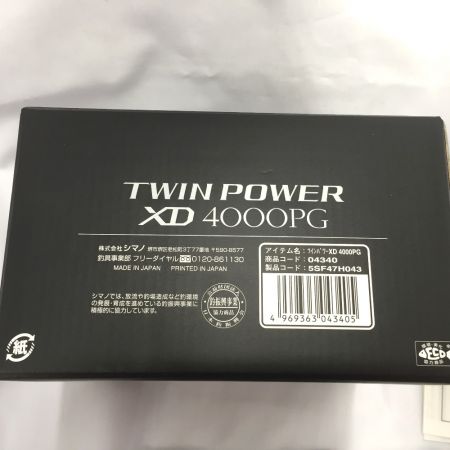  SHIMANO シマノ ツインパワー リール TWIN POWER XD4000PG