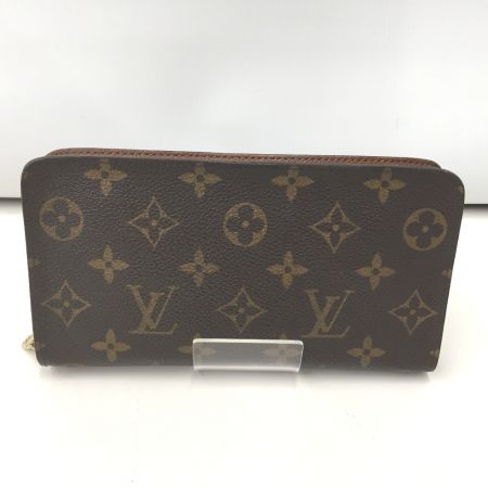  LOUIS VUITTON ルイヴィトン モノグラム ポルトモネ ジップ ラウンドファスナー M61727 ブラウン