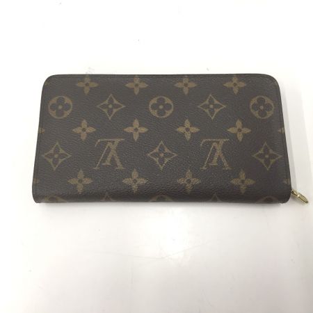  LOUIS VUITTON ルイヴィトン モノグラム ポルトモネ ジップ ラウンドファスナー M61727 ブラウン