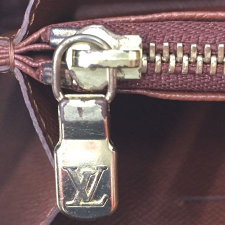  LOUIS VUITTON ルイヴィトン モノグラム ポルトモネ ジップ ラウンドファスナー M61727 ブラウン