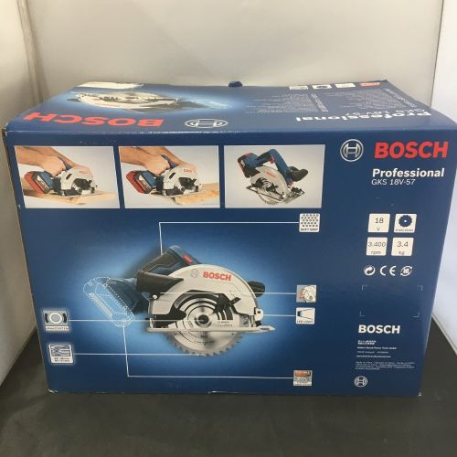 中古】 BOSCH ボッシュ バッテリー丸のこ 本体のみ GKS 18V-57H S