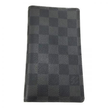 【中古】 LOUIS VUITTON ルイヴィトン 手帳カバー ダミエ・グラ