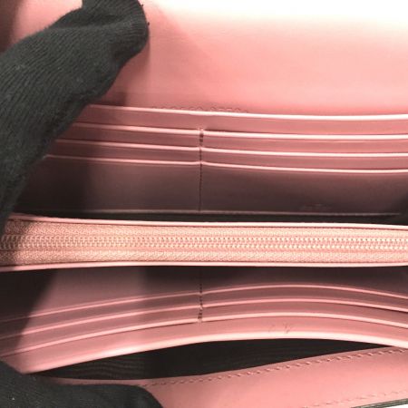  GUCCI グッチ シマ 長財布 インターロッキング 369663 ピンク