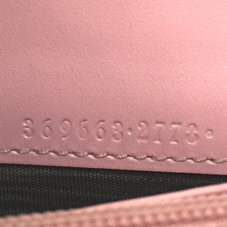  GUCCI グッチ シマ 長財布 インターロッキング 369663 ピンク