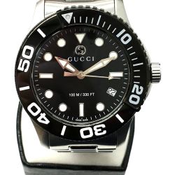 △△ GUCCI グッチ ダイバー 126.2/YA126279 シルバー Aランク