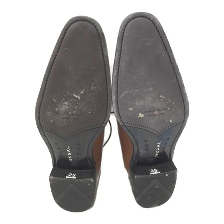  REGAL リーガル ビジネスシューズ スワールトゥ グッドイヤーウエルト 25cm 3/8R キャメル